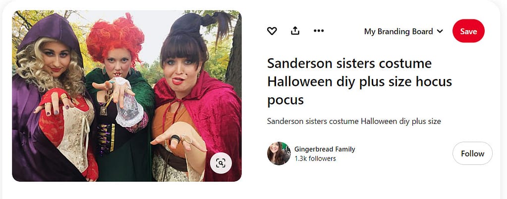 sanderson sisters halloween costume idea