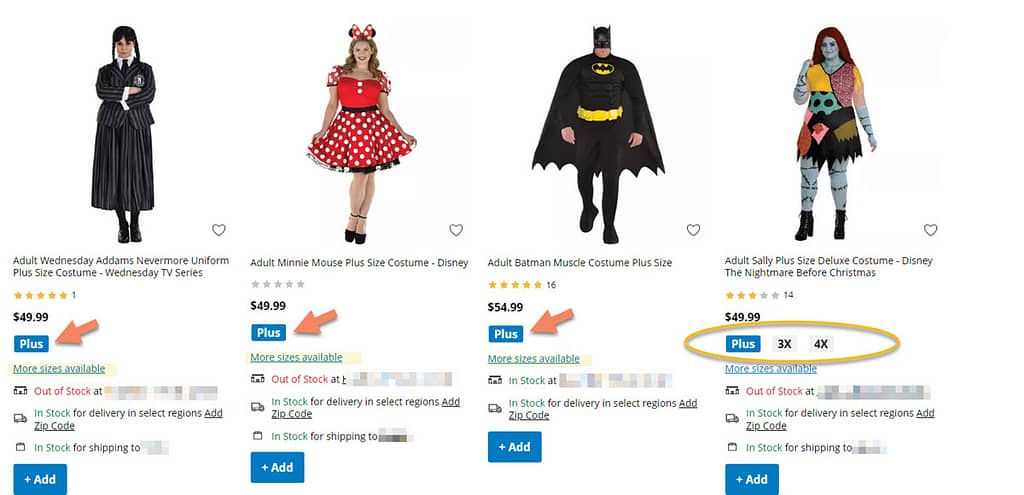 halloween costumes on partycity.com