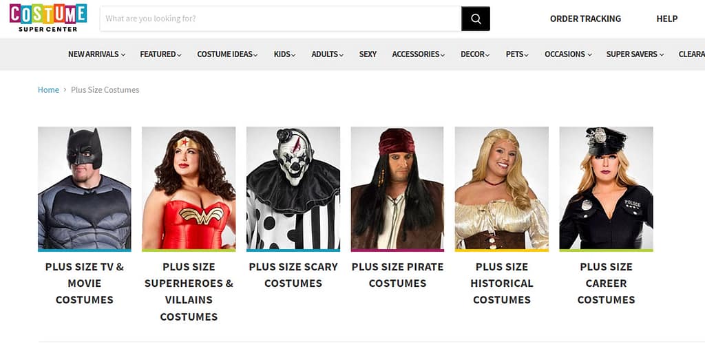 plus size halloween costumes at costumesupercenter.org