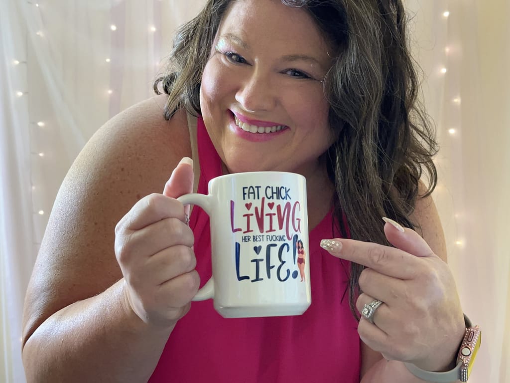 holiday gift ideas for the plus size woman snarky fat positive coffee mug